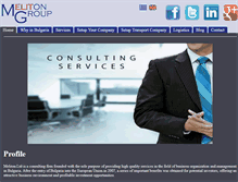 Tablet Screenshot of meliton-group.com